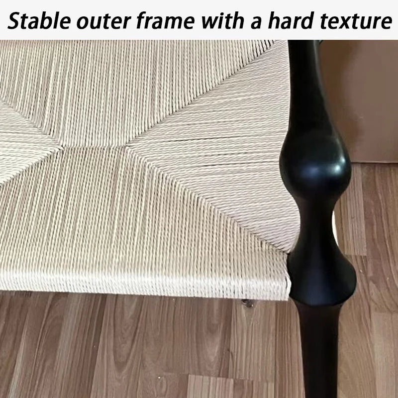 Luxury Retro Dining Table Chairs Kitchen Modern Portable Backrest Armchairs Wooden Chairs Single Nordic Living Home Furniture